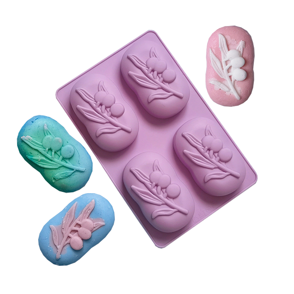 Soap Making Diy Kit - Moule à savon ovale en Silicone,