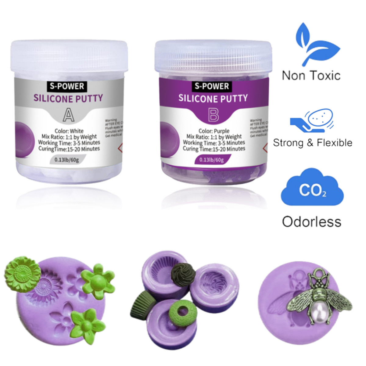 Soap Making Kit For Beginners - Kit de mastic de moulage en