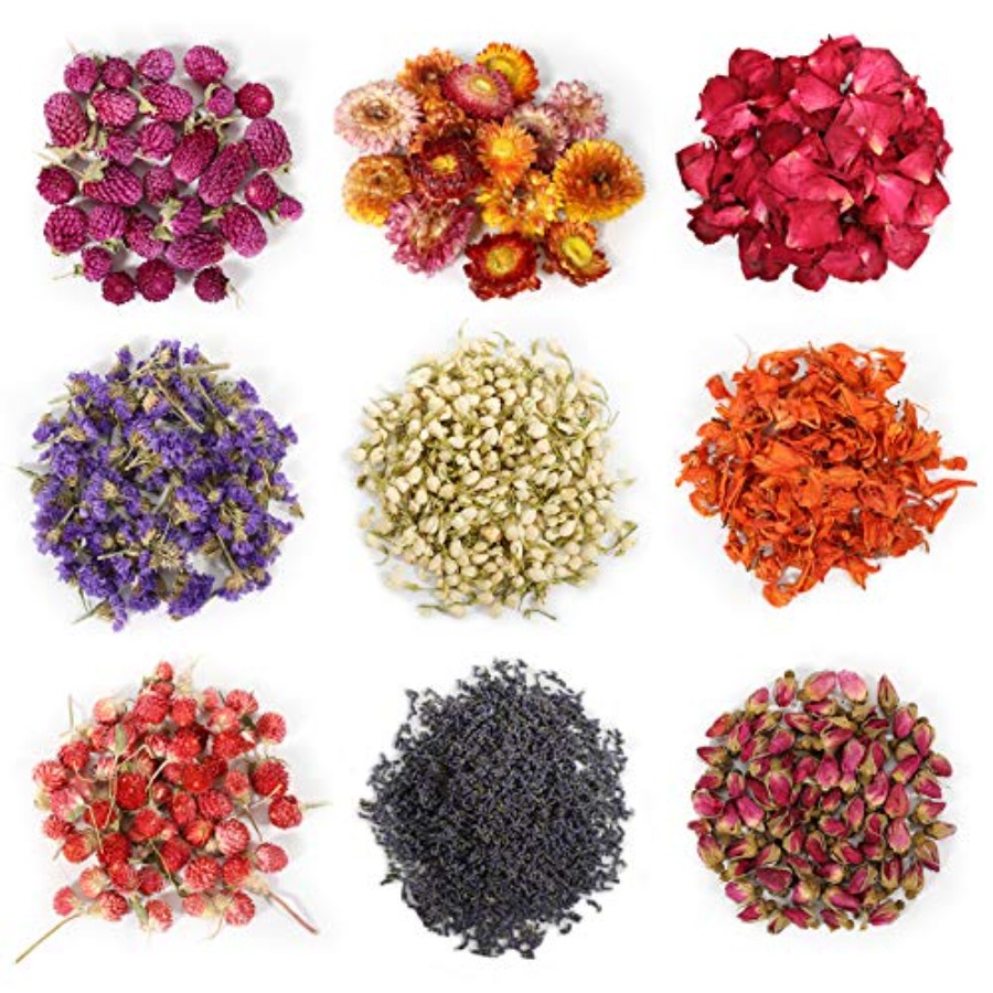 9 sachets de fleurs séchées, k - Soap Making Diy Kit avis et prix